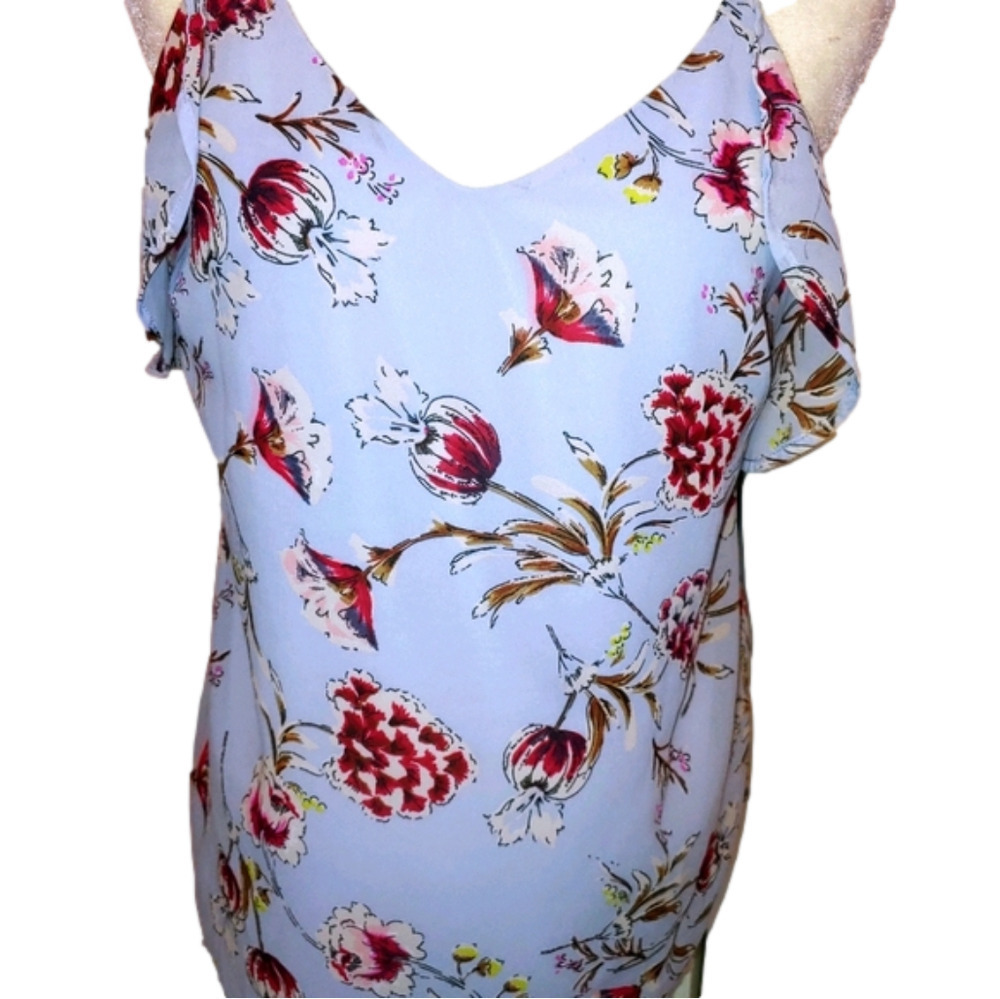 Japana Floral Tank Style Top L